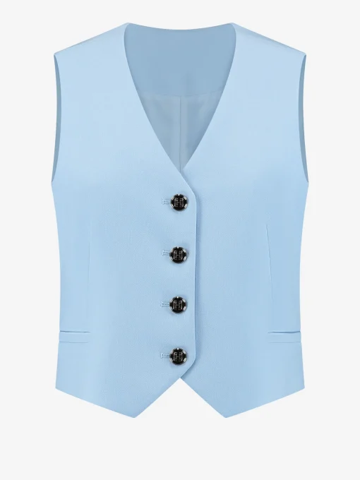 Gilet met knopen