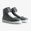 Hoge sneaker met glitters