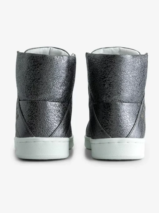 Hoge sneaker met glitters