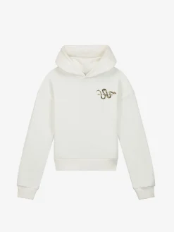 Hoodie met grafische slangenprint
