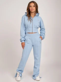 Joggingbroek met pailletten logo