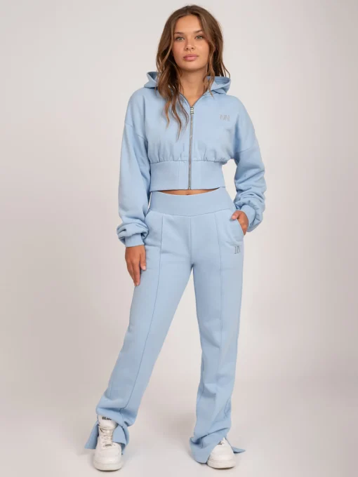 Joggingbroek met pailletten logo