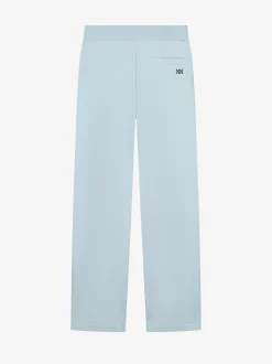 Joggingbroek met rechte pijpen en split