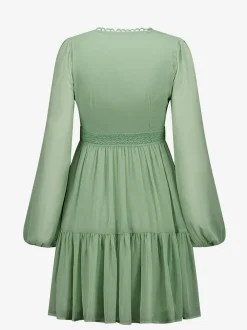 Jurk met kanten detail