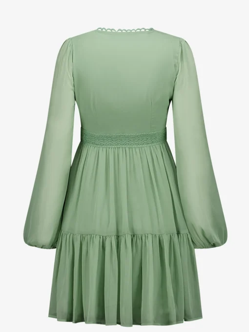 Jurk met kanten detail