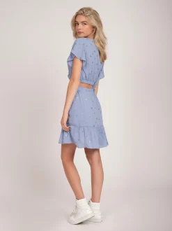 Jurk met logo patroon