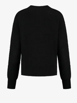 Kabelgebreide trui met turtleneck