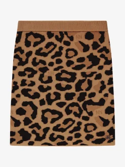 Korte rok met panterprint