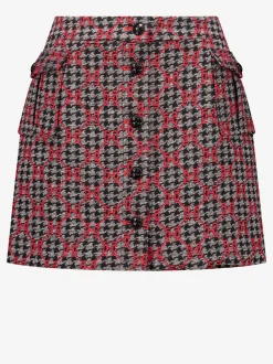 Korte tweed rok