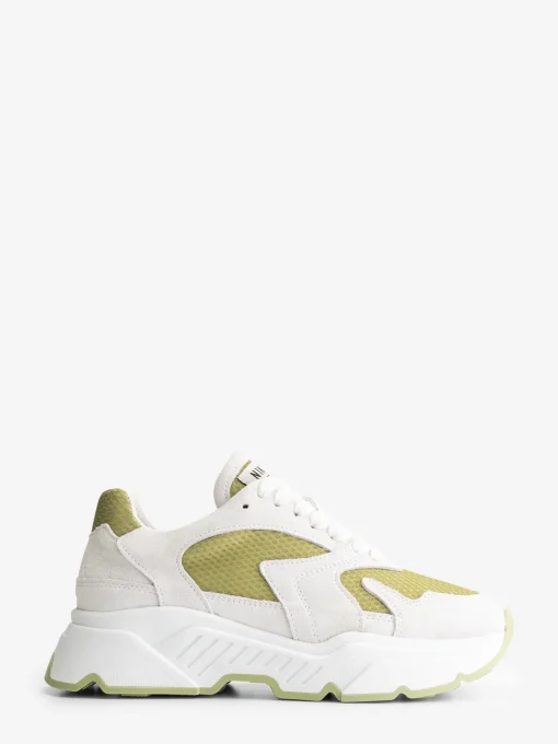 Lage sneakers met mesh