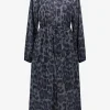 Lange jurk met luipaardprint