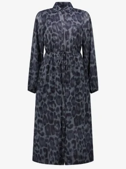 Lange jurk met luipaardprint