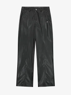 Leren-look broek