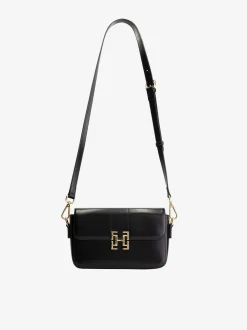 Leren-look tas met FH gesp