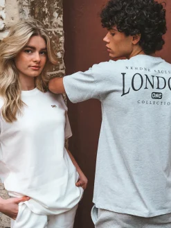Loose fit t-shirt met Paris print