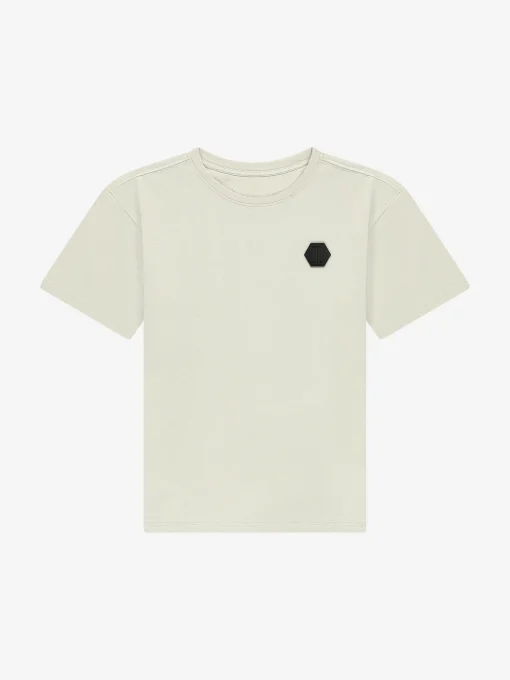 Losvallend T-shirt met N&N logo patch
