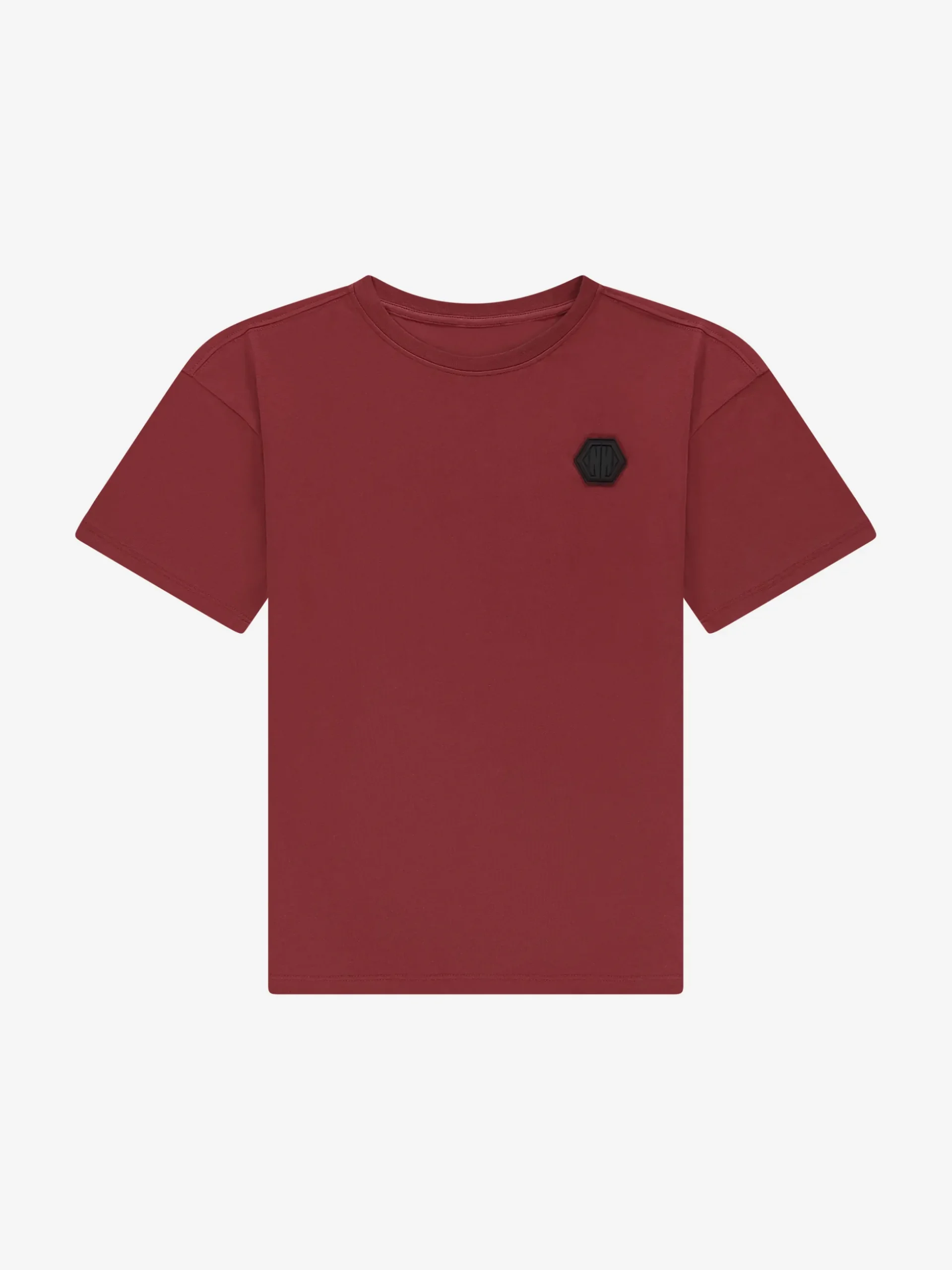 Losvallend T-shirt met N&N logo patch