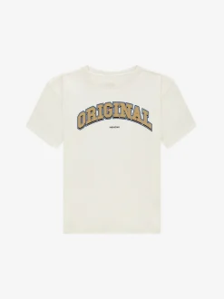 Losvallend T-shirt met print