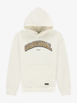 Losvallende hoodie met print