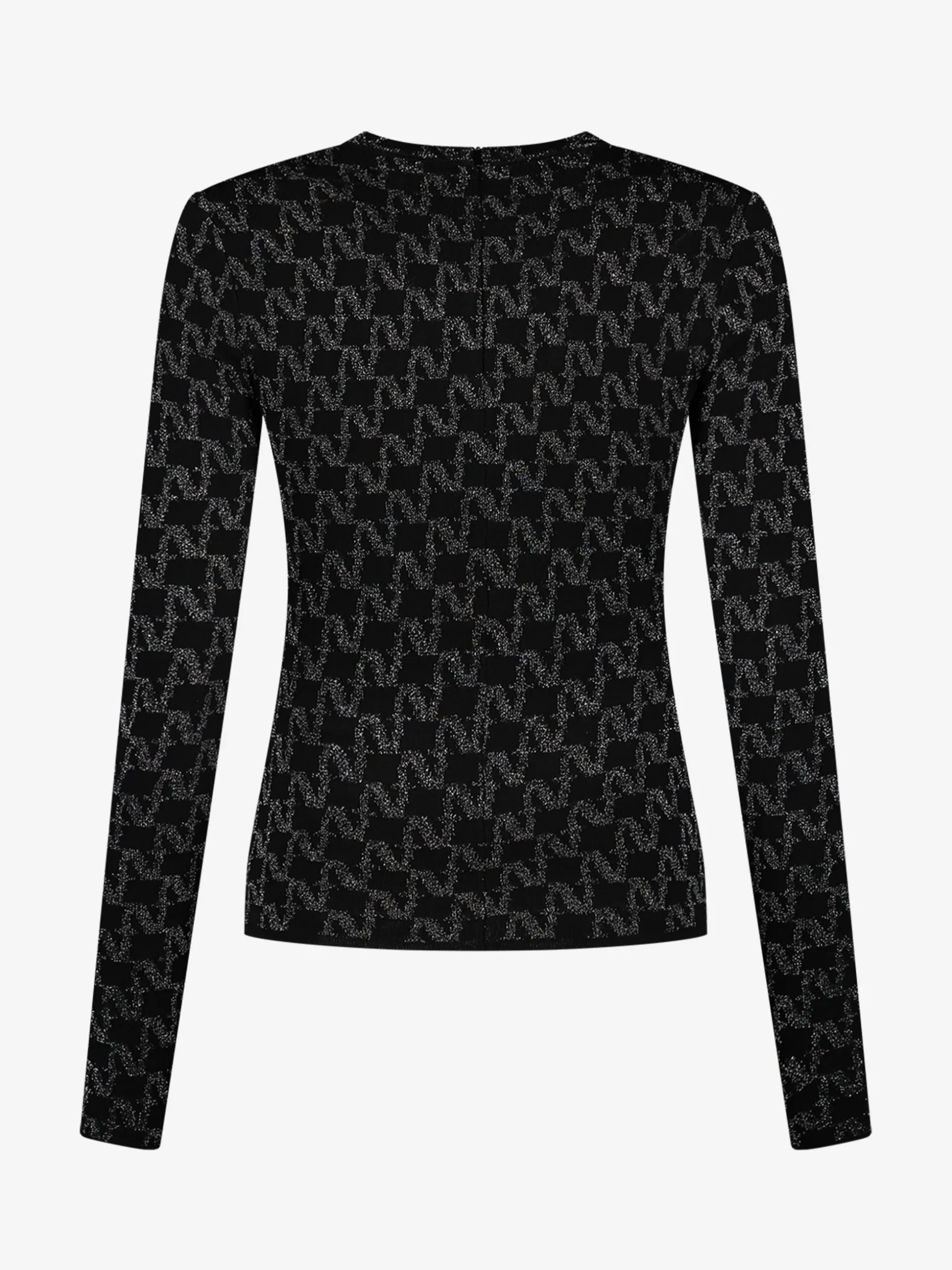 Lurex Monogram top with N slide