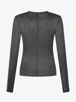 Lurex top with N slide