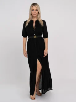 Maxi jurk met embroidery