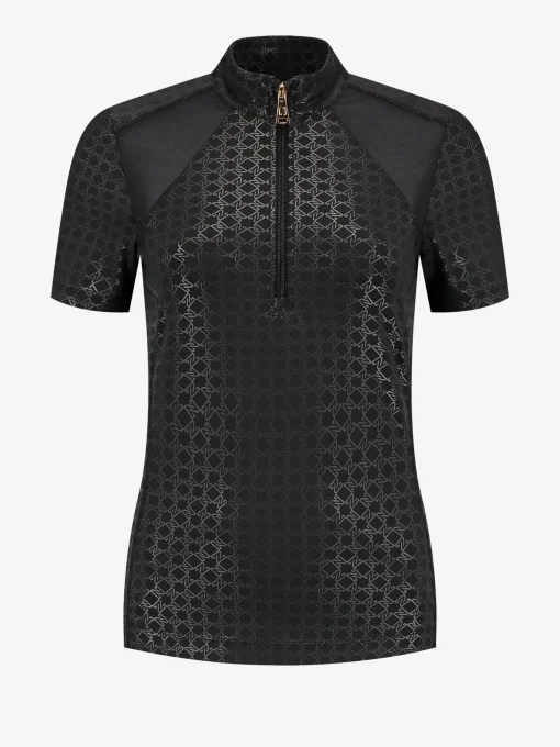 Mesh top met N patroon