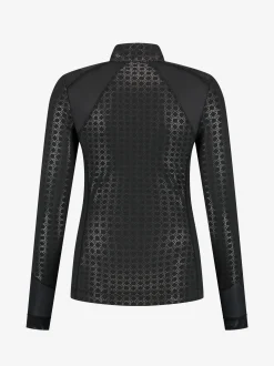 Mesh top met N patroon