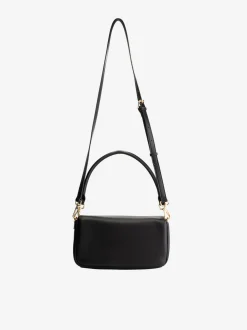 Midi schoudertas met flap-over