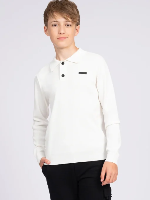 Polo met lange mouwen en NIK&NIK logo