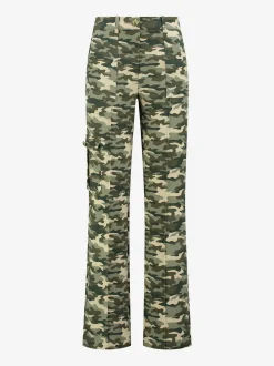 Rechte Cargo broek met middelhoge taille