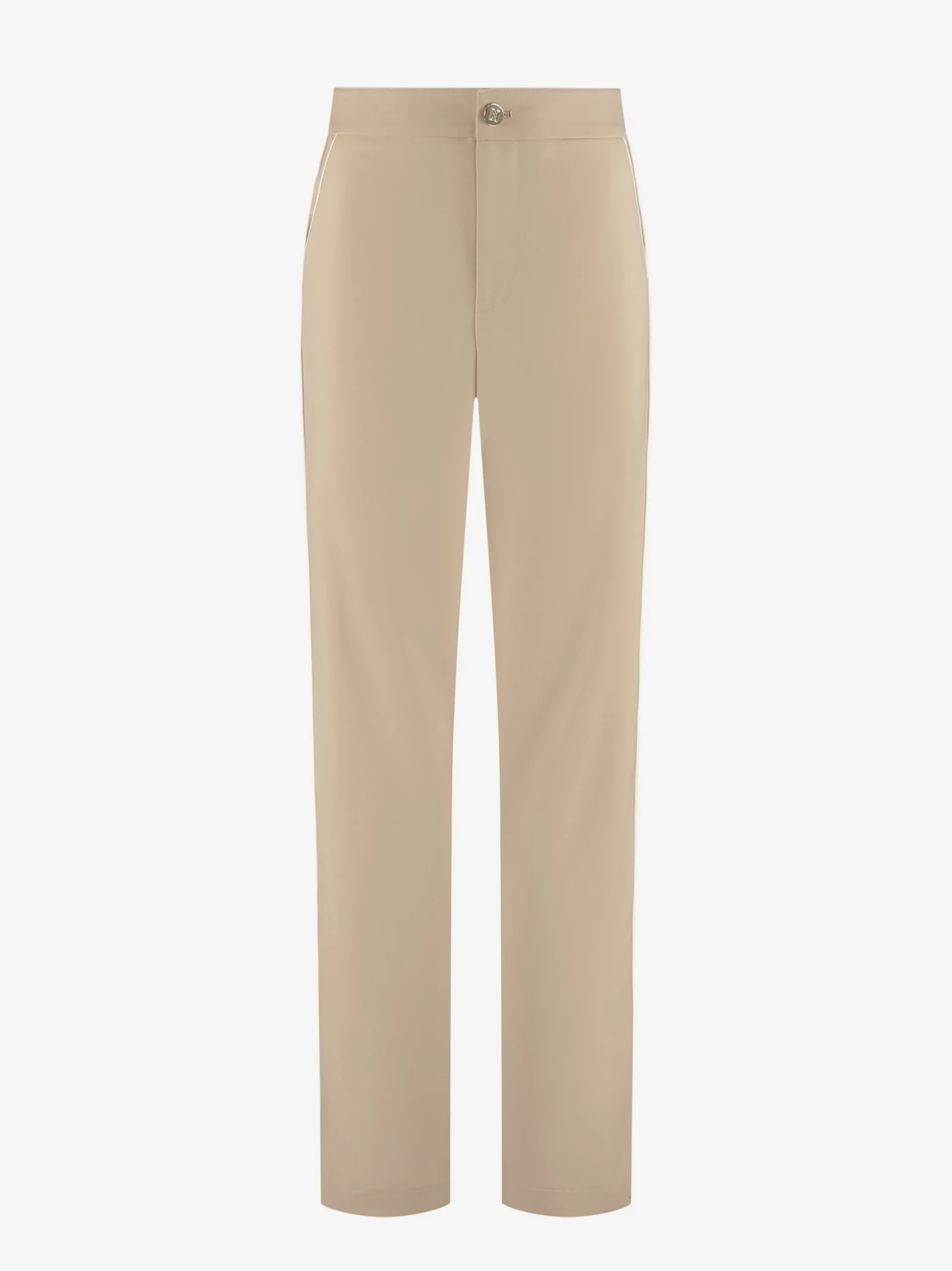 Rechtvallende broek met mid waist