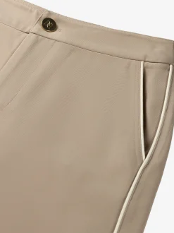 Rechtvallende broek met mid waist