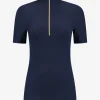 Ribbed Top met rits