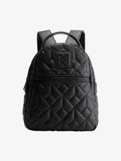 Rugzak met leren look en N-logo