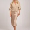 Satijn look rok