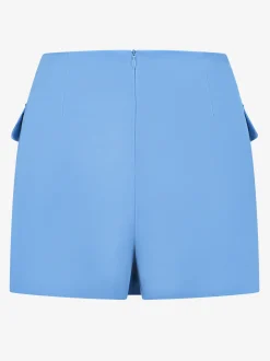 Satijn look skort