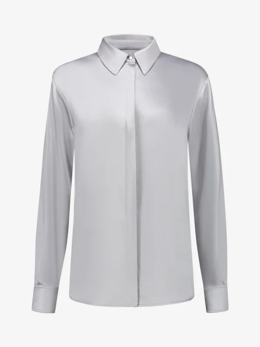 Satijn-look blouse