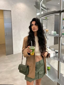 schoudertas met ketting