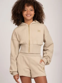 Shorts met pailletten logo