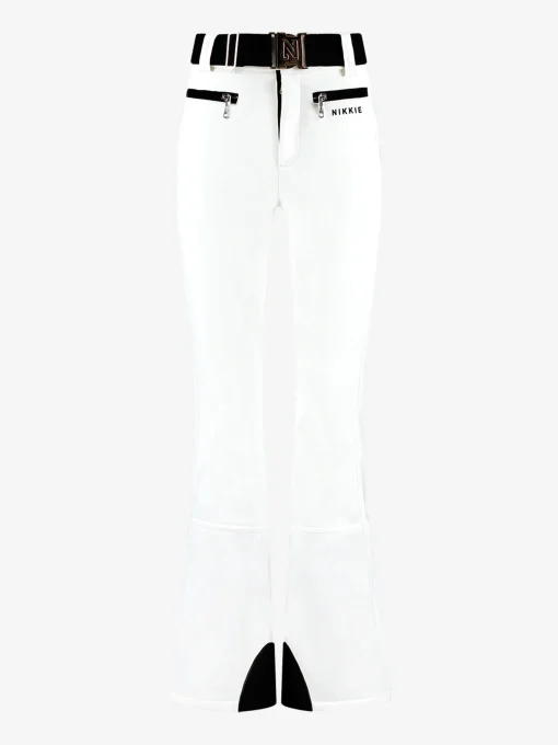 Ski broek met flared pasvorm en verstelbare riem