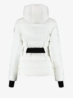 Ski jas met capuchon en elastische riem