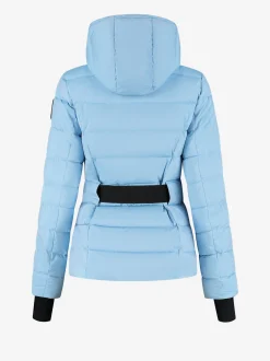 Ski jas met capuchon en elastische riem