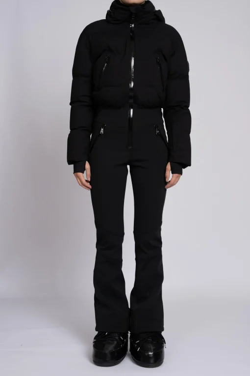 Ski jumpsuit met waterdichte bescherming en verstelbare details