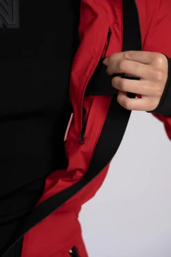 Ski jumpsuit met waterdichte bescherming en verstelbare details