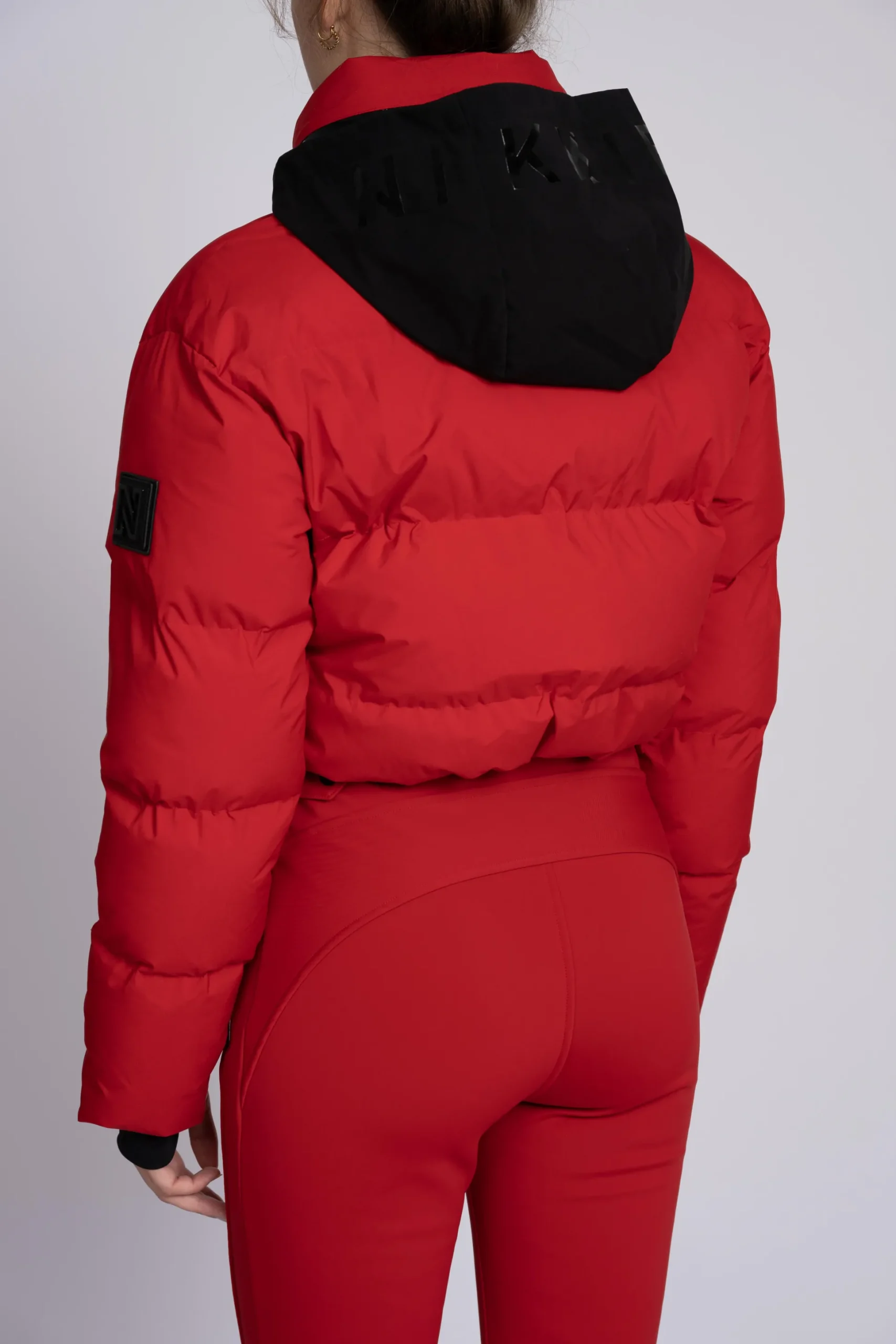 Ski jumpsuit met waterdichte bescherming en verstelbare details
