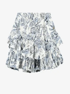 Skort met bloemen print