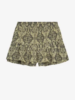 Skort met slangenprint