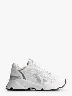 Sneaker met Metallic details
