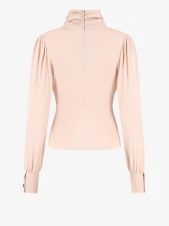 Top met col en open detail bij hals